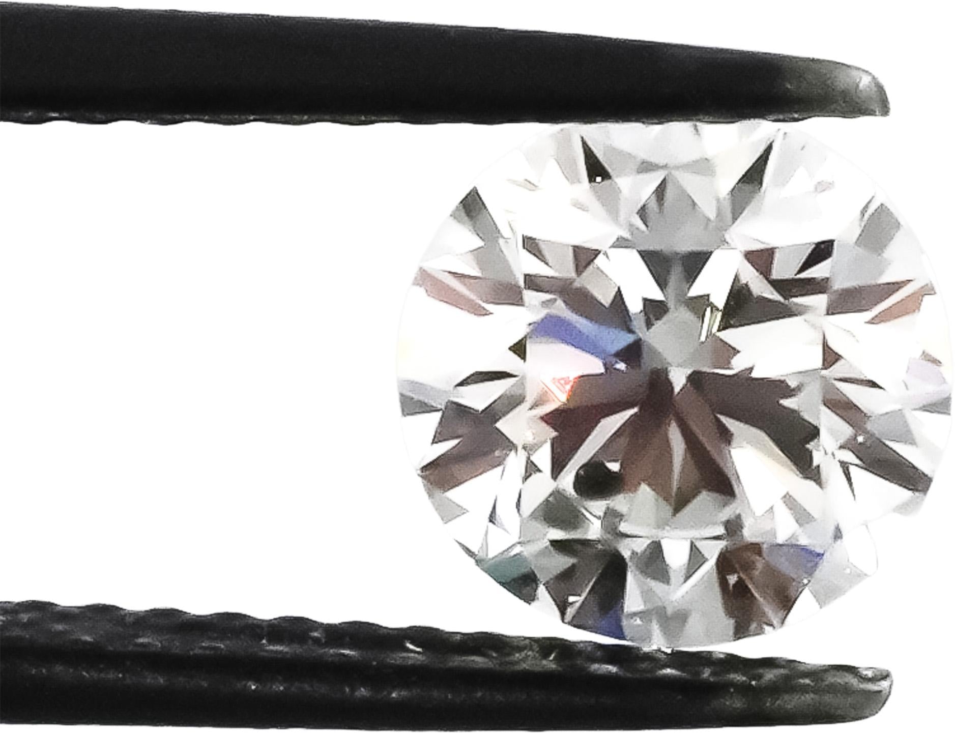 GIA Certified SI2/D Round Cut Natural Diamond Loose Stone 1.56CT