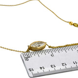 14k Yellow Gold VS Marquise Lab-Grown Diamond Solitaire Pendant Necklace 2.37CT
