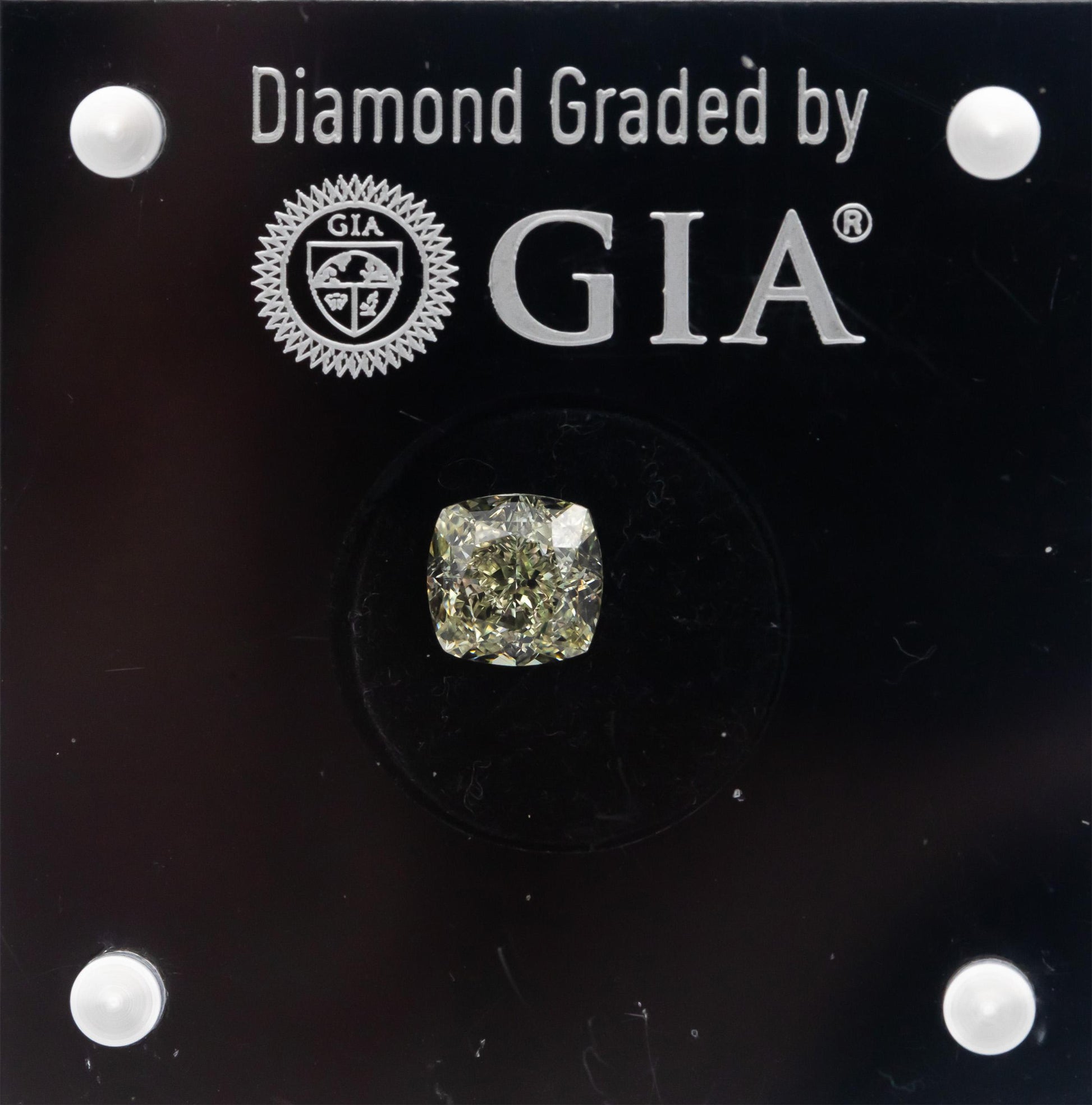 GIA Certified SI1/S-T Cushion Modified Brilliant Cut Loose Diamond 3.02CT