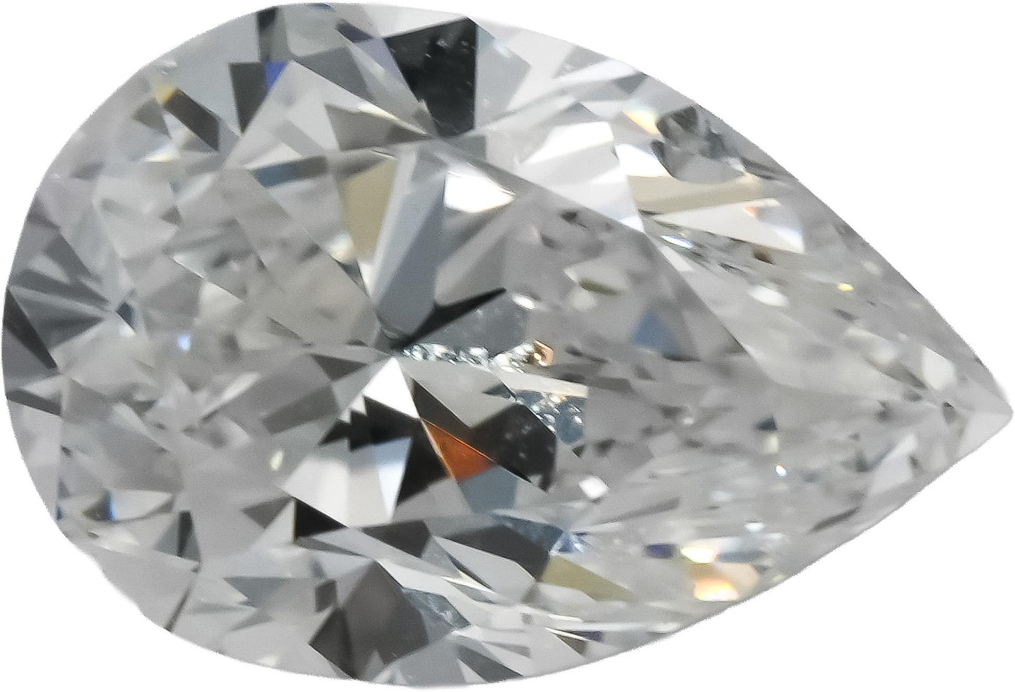 GIA Certified SI2/E Pear Brilliant Cut Diamond Loose Stone 1.33CT