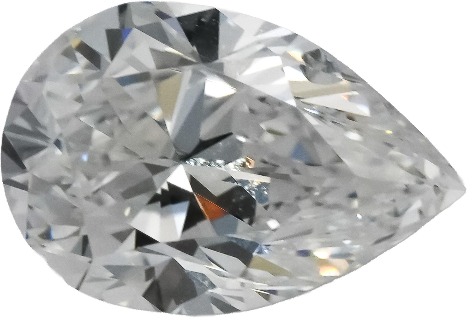 GIA Certified SI2/E Pear Brilliant Cut Diamond Loose Stone 1.33CT