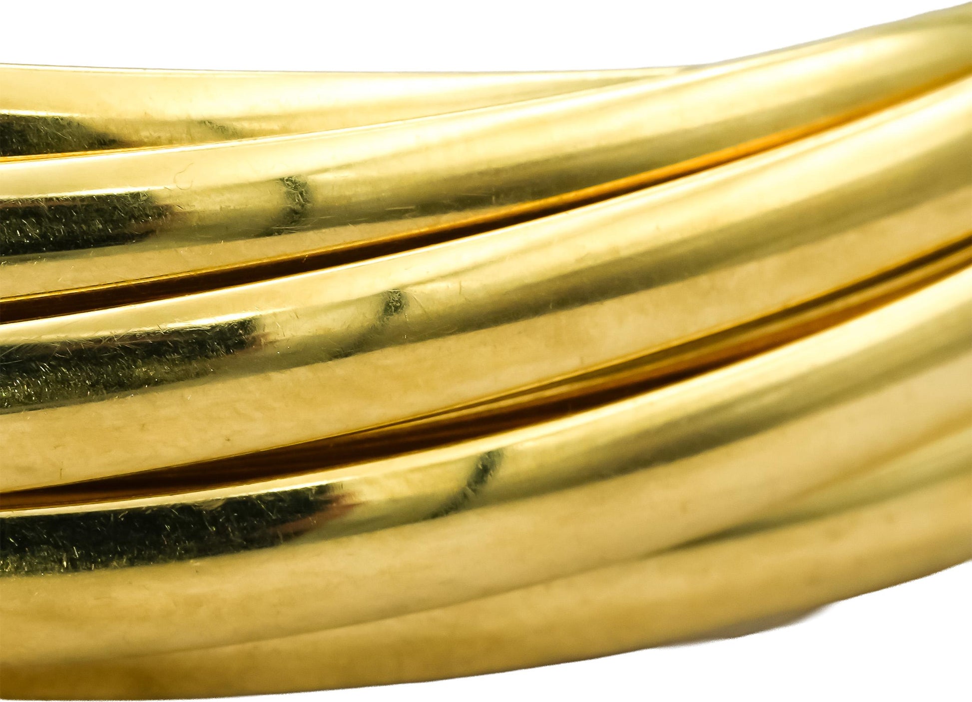 TIFFANY & CO. 18k Yellow Gold Paloma's Melody 9-Bangle Rolling Bracelet w/ Box
