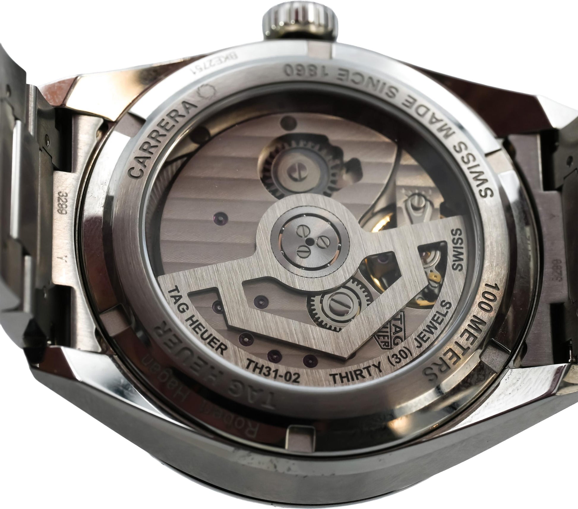 TAG Heuer Stainless Steel Carrera Automatic Day-Date 41mm Watch w/ Box
