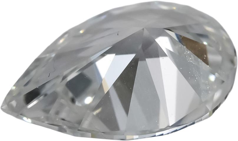 GIA Certified SI2/E Pear Brilliant Cut Diamond Loose Stone 1.33CT