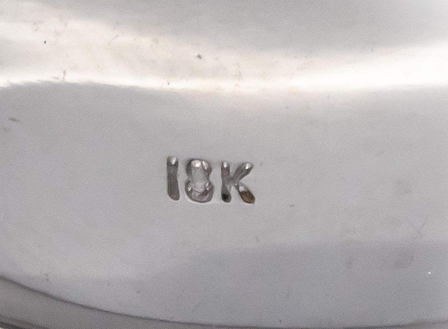 18k White Gold Radiant Cut Diamond Solitaire Men's Ring 0.76CT Size 10.75