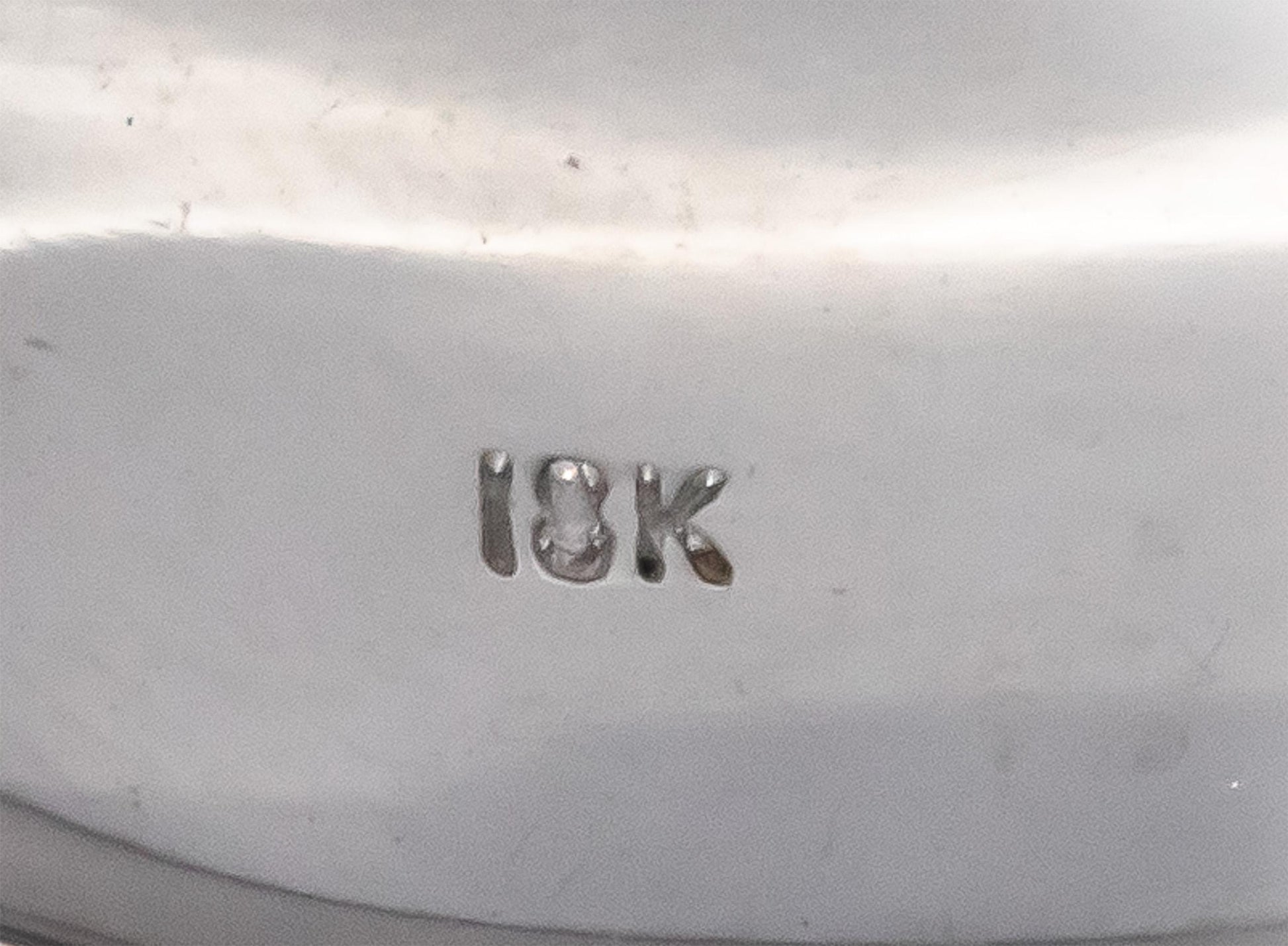 18k White Gold Radiant Cut Diamond Solitaire Men's Ring 0.76CT Size 10.75