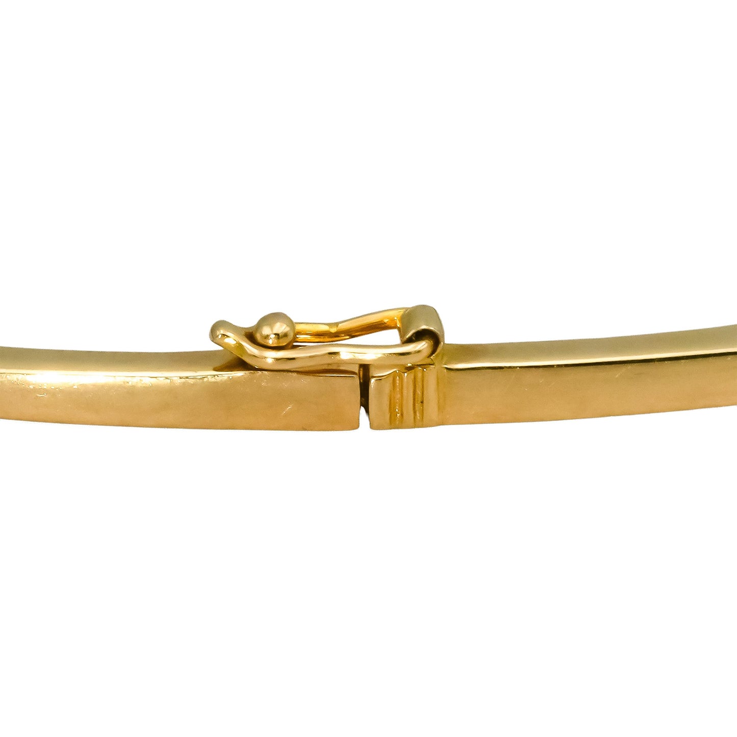 18k Yellow Gold Diamond Ruby and Sapphire Square Stacking Bangle Bracelet 1.0CT