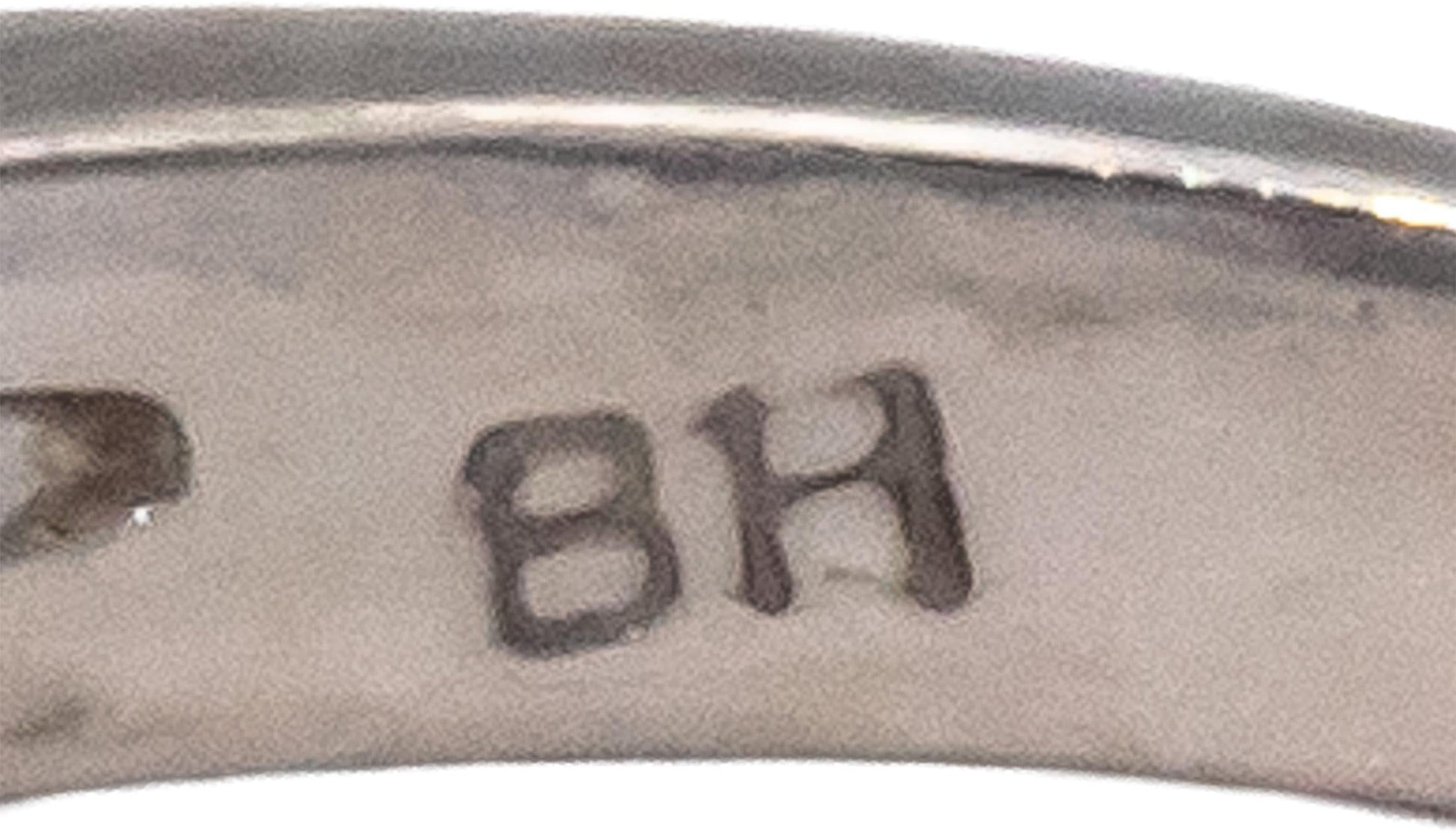 EFFY Designer 14k White Gold 1.55CT Diamond and Tanzanite Band Ring Size 7.75