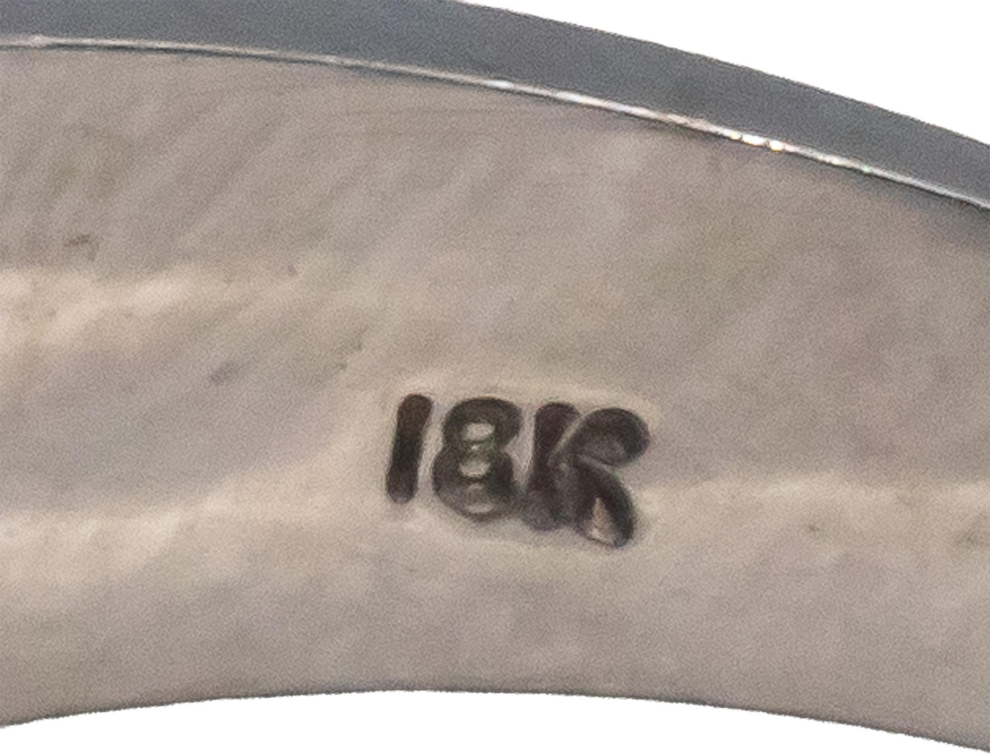 18k White Gold 0.25CT Round Cut Diamond Five Stone Wedding Band Ring Size 9.75