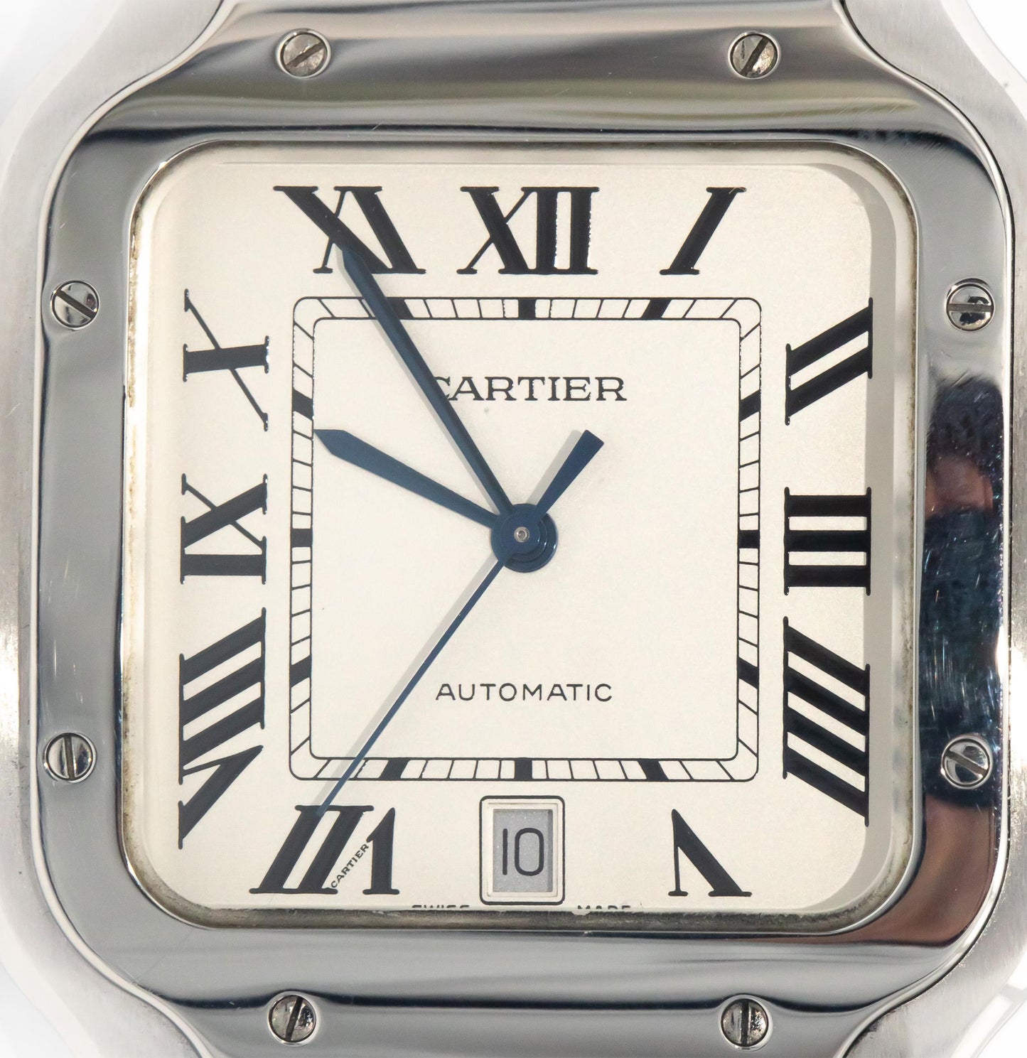 CARTIER Santos De Cartier 4072 Stainless Steel Men's Automatic Watch