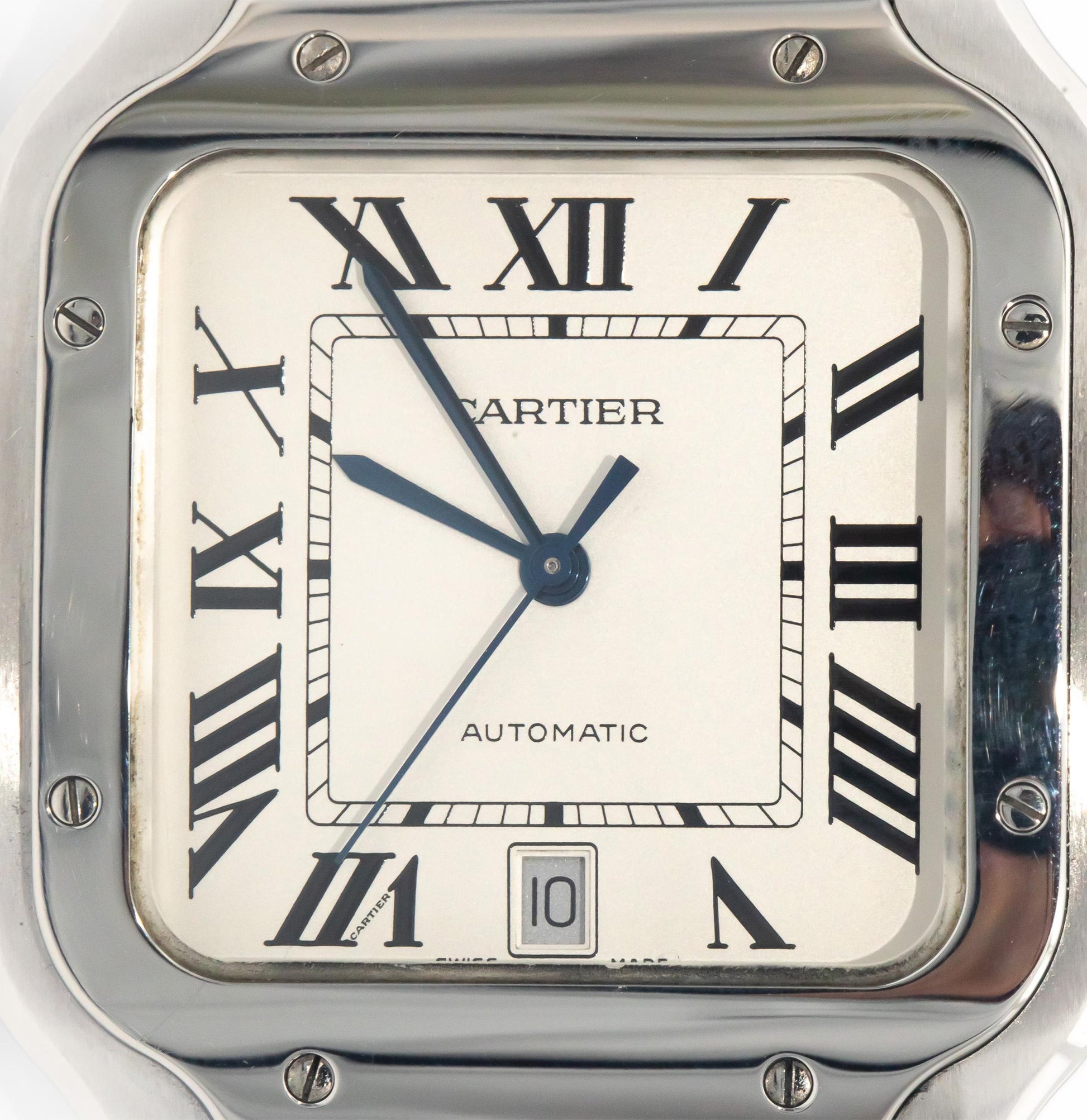 CARTIER Santos De Cartier 4072 Stainless Steel Men's Automatic Watch