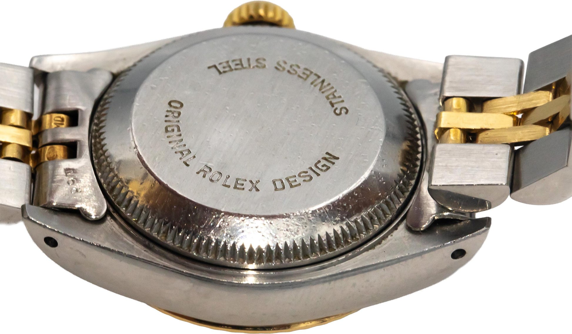 ROLEX 18k Gold & Stainless Steel Lady Datejust 69163 Automatic Watch