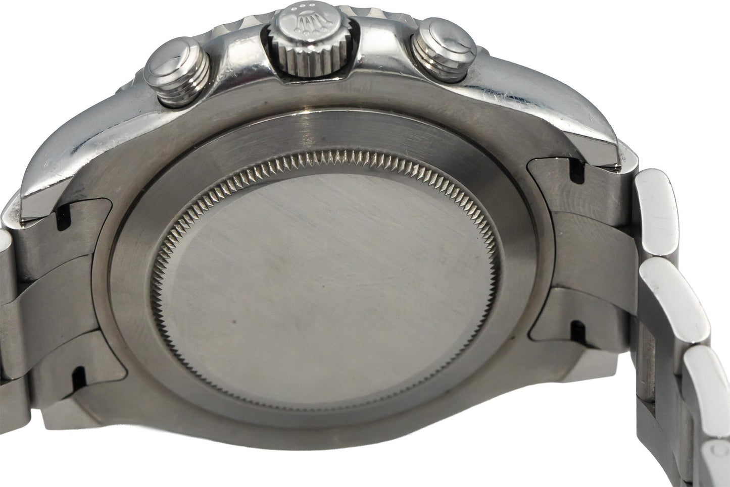 ROLEX Yacht-Master II Stainless Steel White Dial Automatic Mens Watch Ref 116680