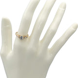 14k Gold & Platinum VS Lab-Grown & Natural Diamond Engagement Ring 0.83CTW