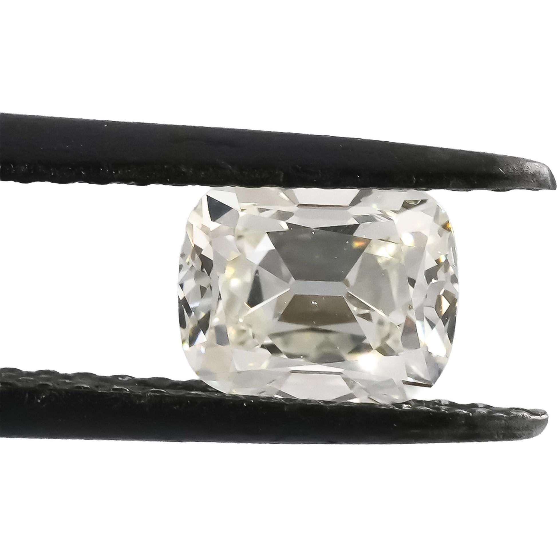 GIA Certified 1.0 Carat Old Mine Cut Loose Diamond VS2 Clarity I Color Grade