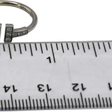 TIFFANY & CO. 18k White Gold Diamond T Band Ring 0.18CT Size 5.5 w/ Pouch