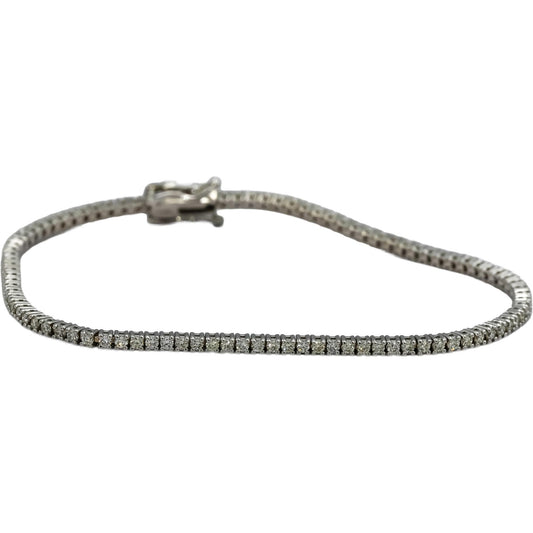 14k White Gold VS Round Diamond Tennis Bracelet 1.60CT