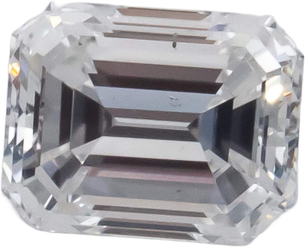 GIA Certified 0.70CT SI1/D Emerald Cut Diamond Loose Stone w/ Report