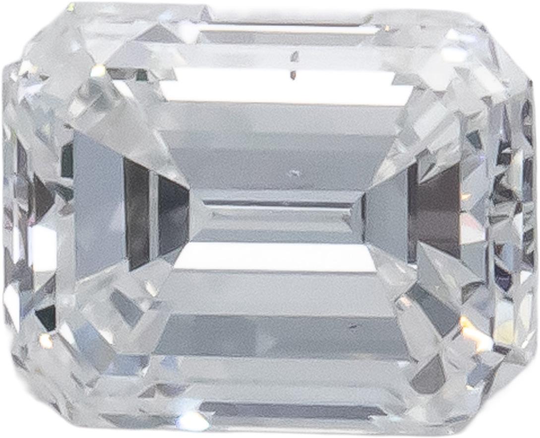 GIA Certified 0.70CT SI1/D Emerald Cut Diamond Loose Stone w/ Report