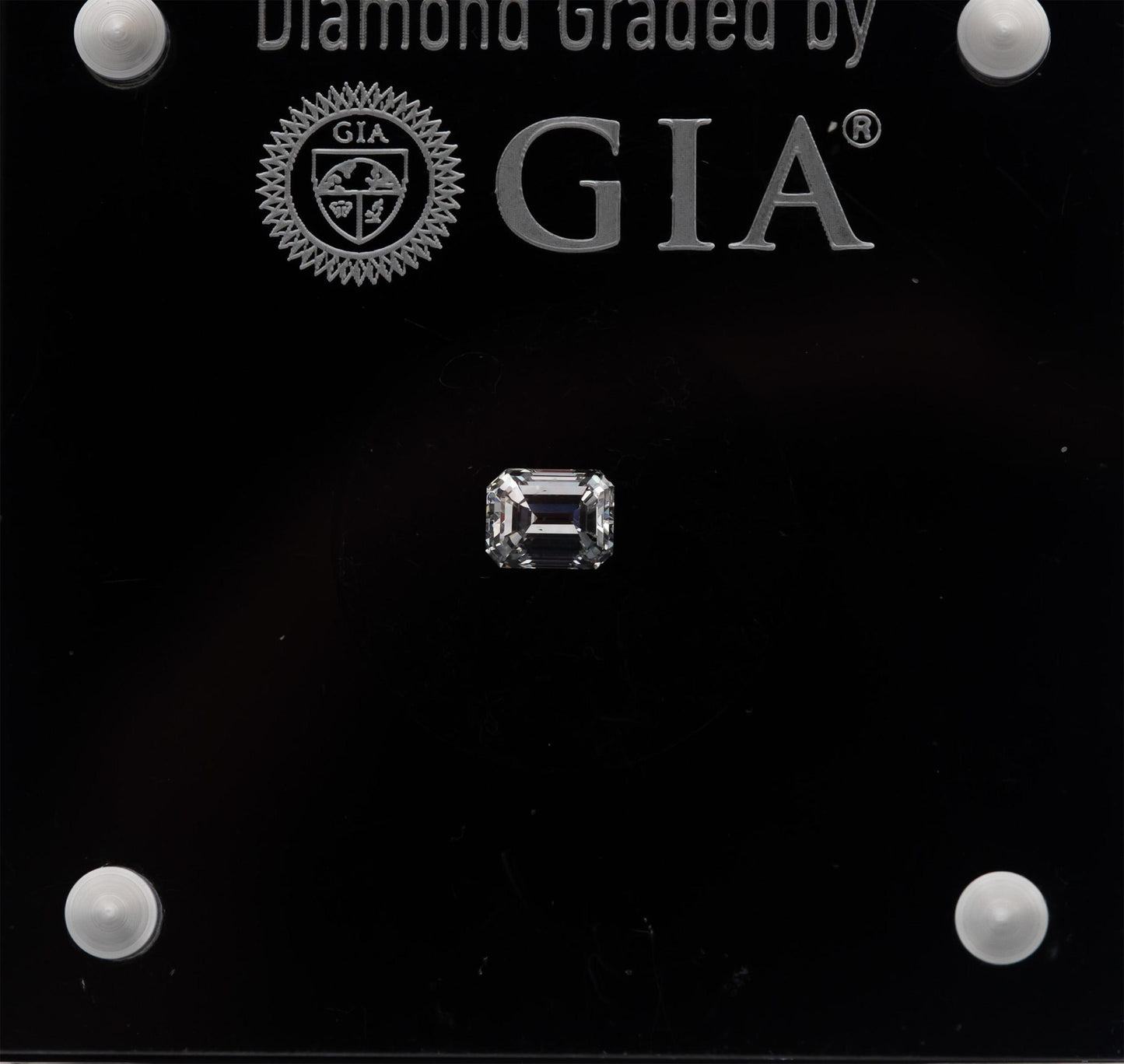 GIA Certified 0.70CT SI1/D Emerald Cut Diamond Loose Stone w/ Report