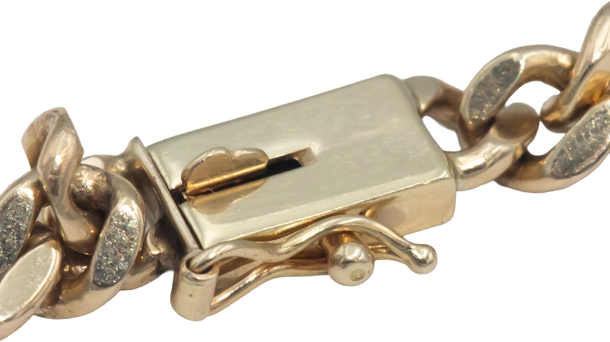 14k Yellow Gold Jewelry VS Diamond Channel Set ID Style Bracelet 1.50CT