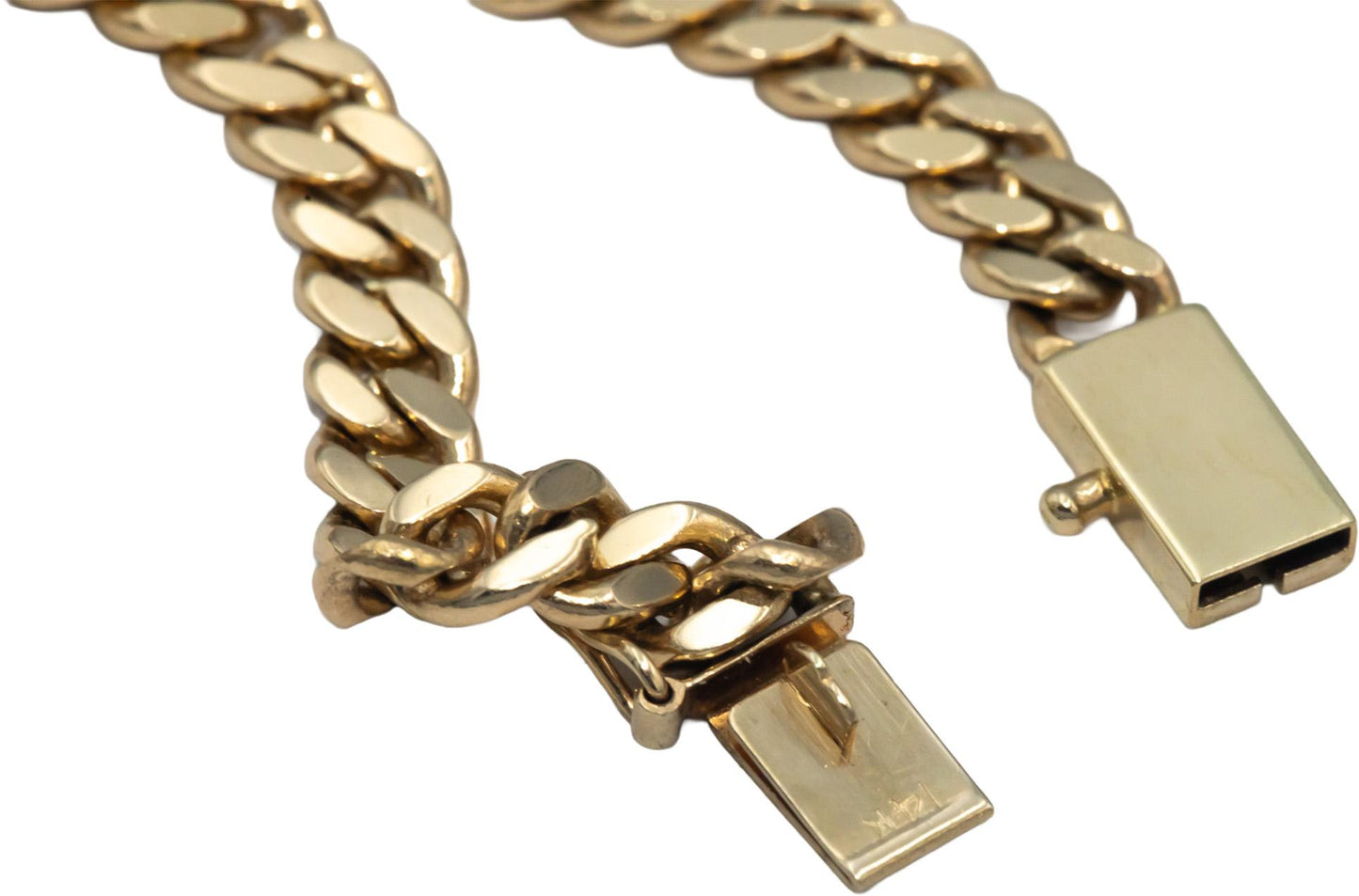 14k Yellow Gold Jewelry VS Diamond Channel Set ID Style Bracelet 1.50CT