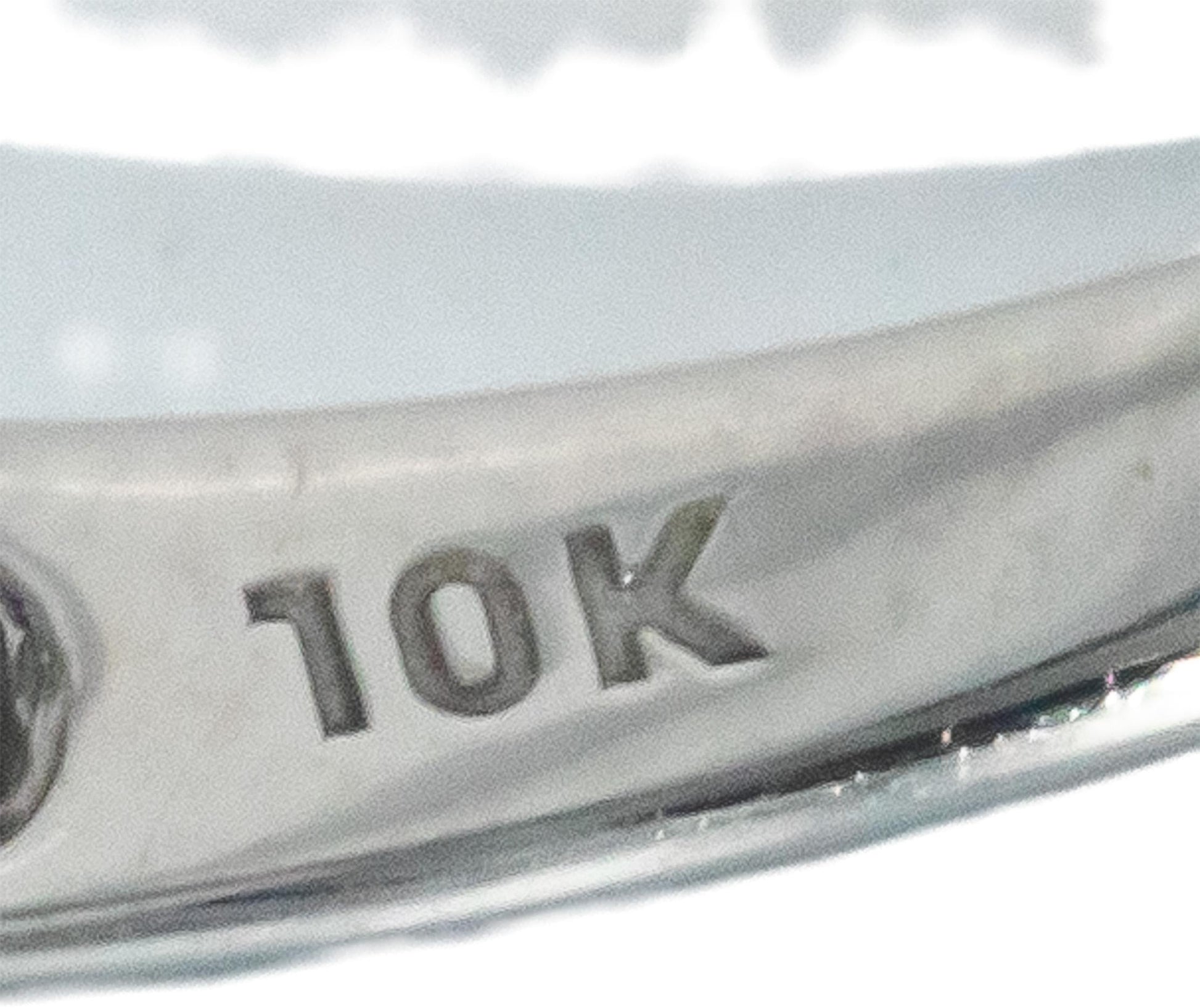 10k White Gold 0.50CT Marquise and Round Cut Diamond Ring Size 7