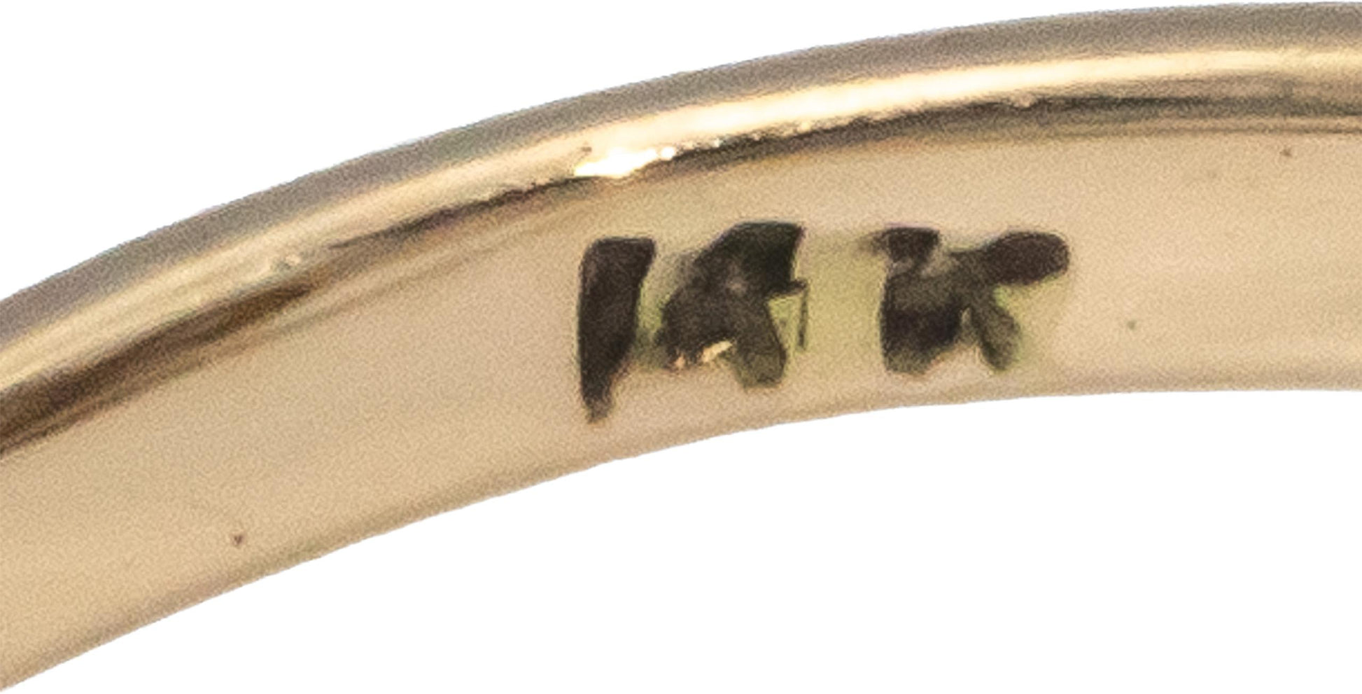 Vintage Antique 14k White & Yellow Gold 1.0CT VS Diamond and Opal Ring Size 4