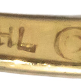 14k Yellow Gold Trillion Cut Mystic Topaz Ring  2.0CT w/ Diamond Accents Size 7