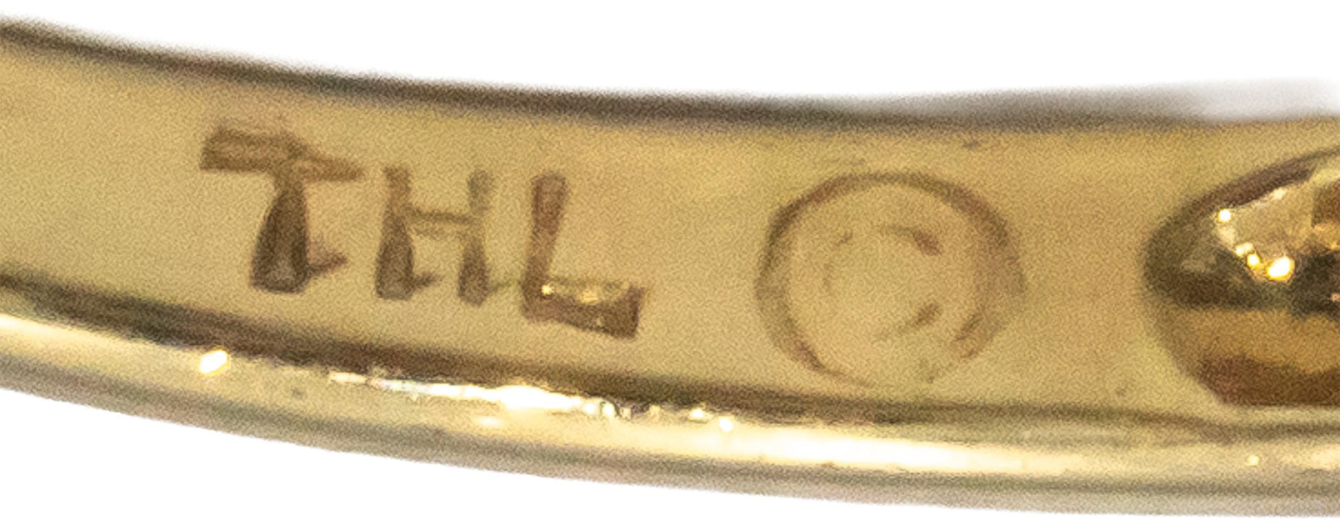14k Yellow Gold 2.0CT Trillion Cut Mystic Topaz Ring w/ Diamond Accents Size 7