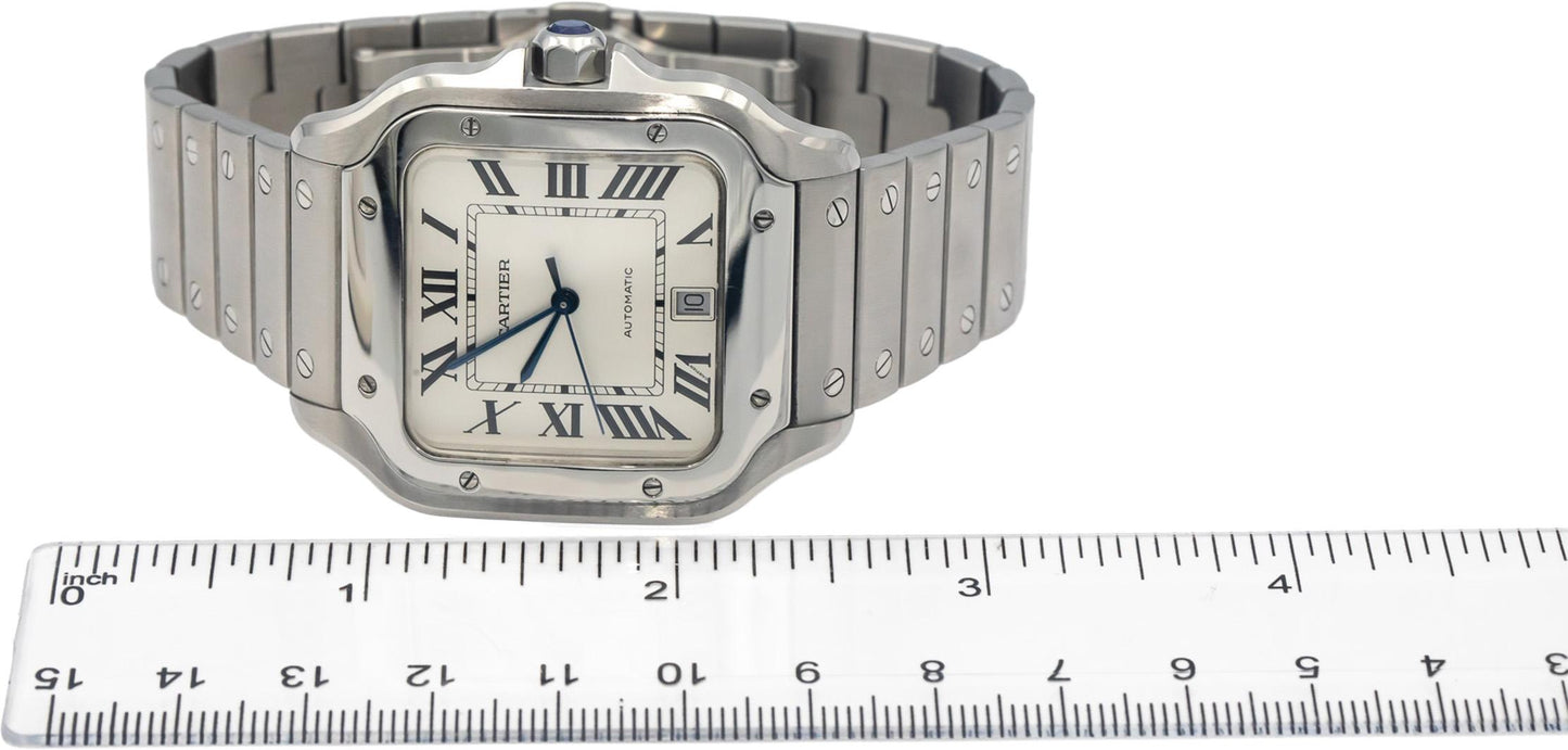 CARTIER Santos De Cartier 4072 Stainless Steel Men's Automatic Watch