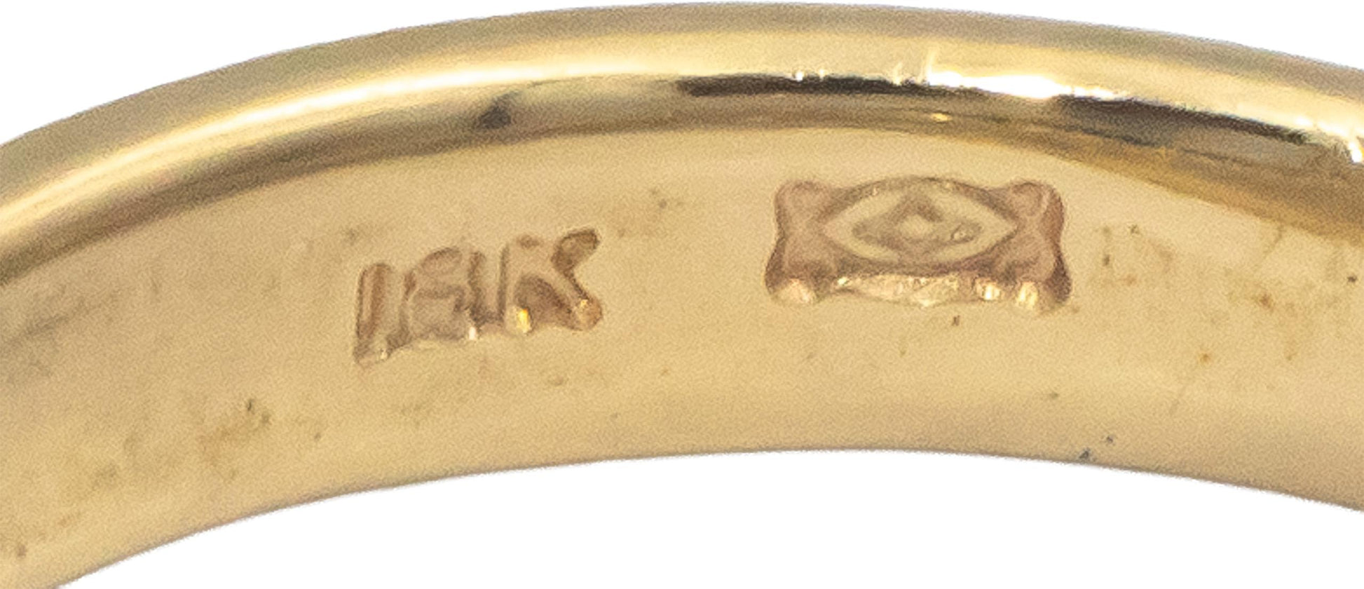 18k Yellow Gold 0.33CT Round Cut Channel Set Diamond Band Ring Size 5.25