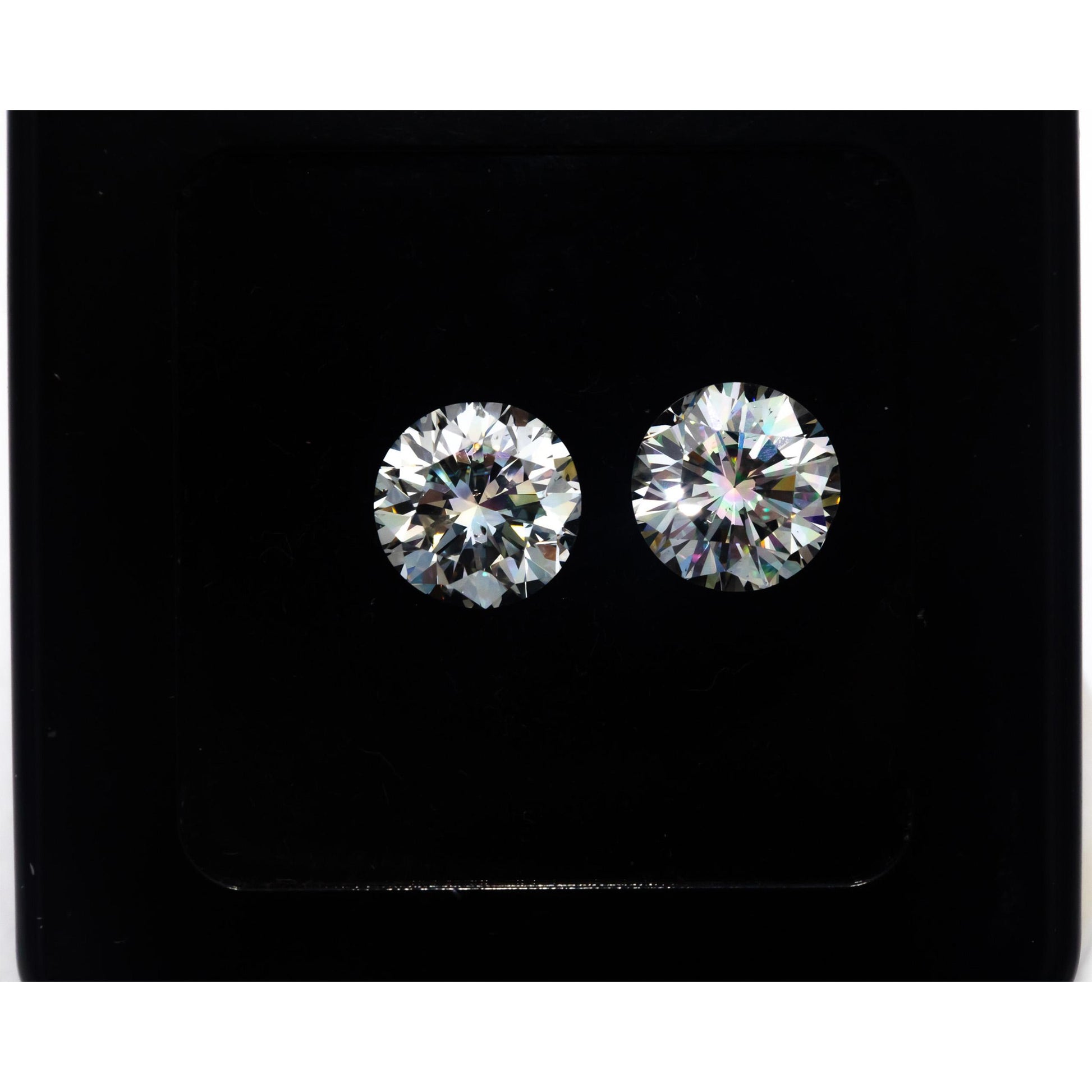 GIA Certified Round Brilliant Diamonds Loose Stones Set of Two 10.01CT Total
