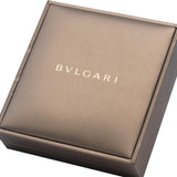 BVLGARI VS Round Diamond 18k White Gold Pendant Necklace .15CT w/ Box
