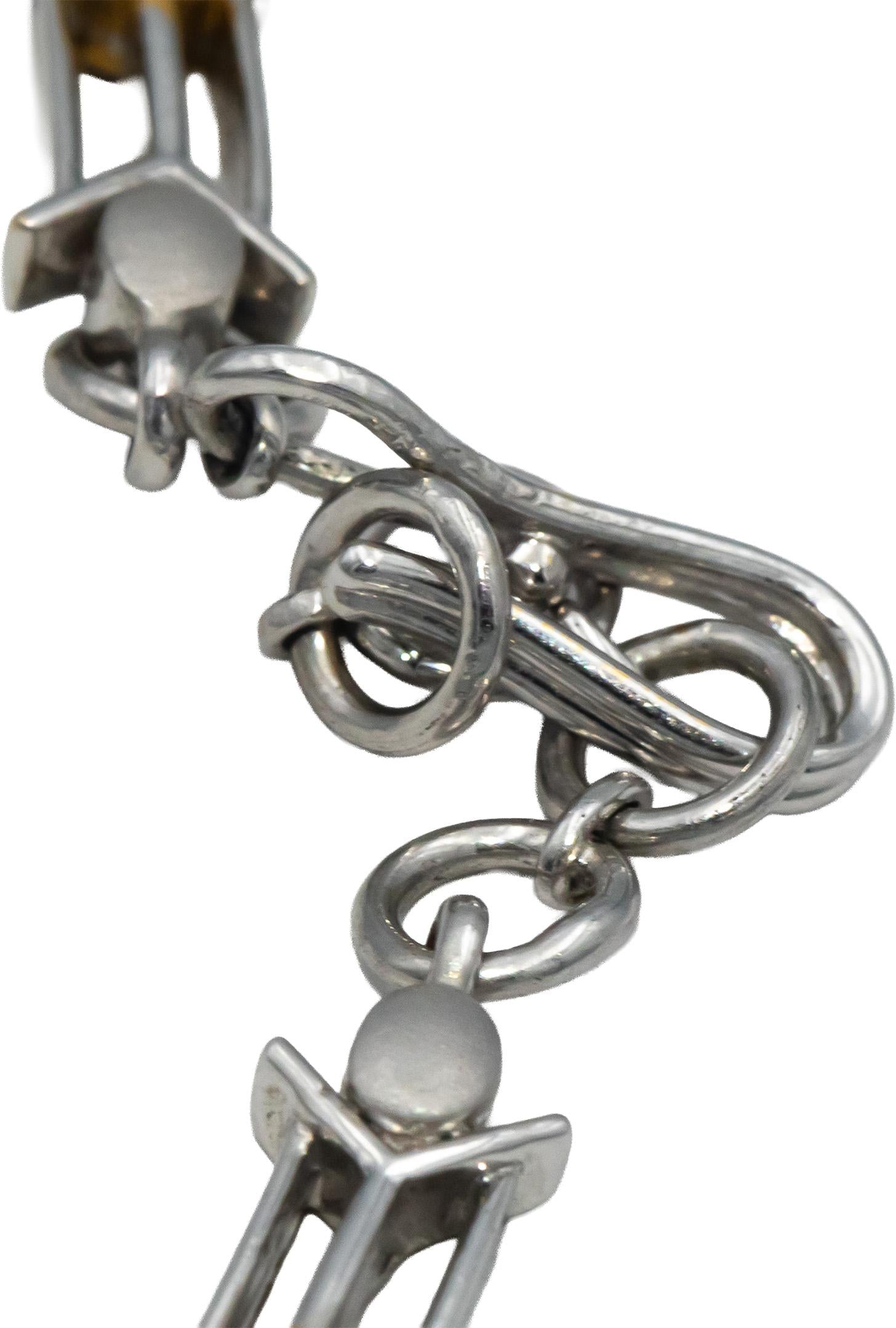 14k-18k White & Yellow Gold VS Diamond and Blue Topaz Formal Necklace 5.0CT