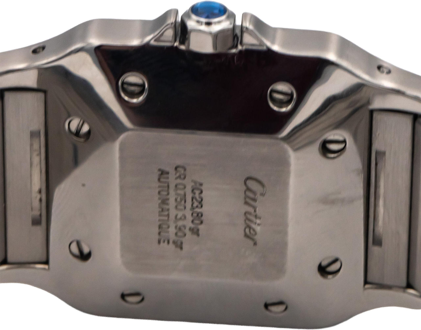 CARTIER Santos Carree Stainless Steel 18k Gold Automatic Watch 29mm Ref 2671