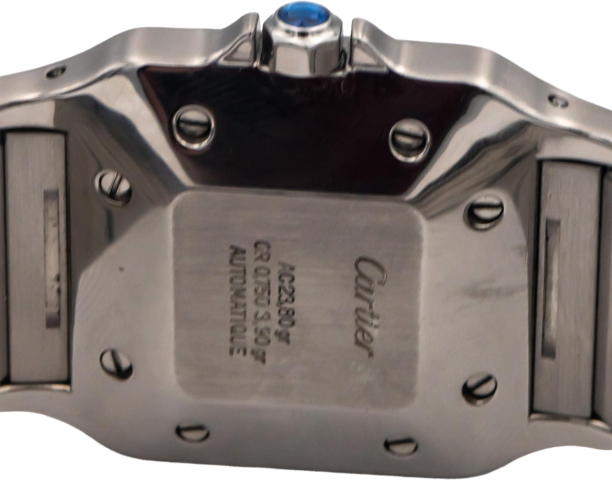 CARTIER Santos Carree Stainless Steel 18k Gold Automatic Watch 29mm Ref 2671