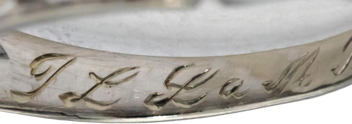 Vintage Antique 18k White Gold Round Diamond Five-Stone Band Ring 0.75CT Size 5