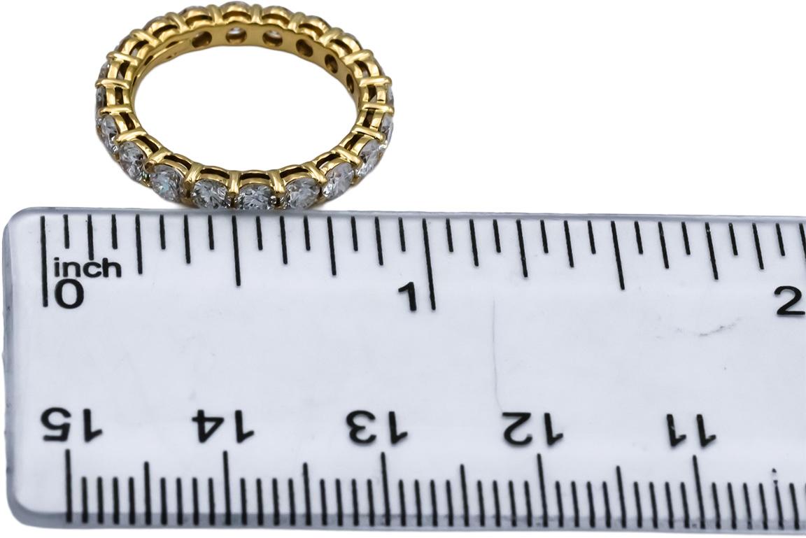 TIFFANY & CO. 18k Gold VS Diamond 3.0mm Wide Tiffany Full Circle Ring 1.60CT