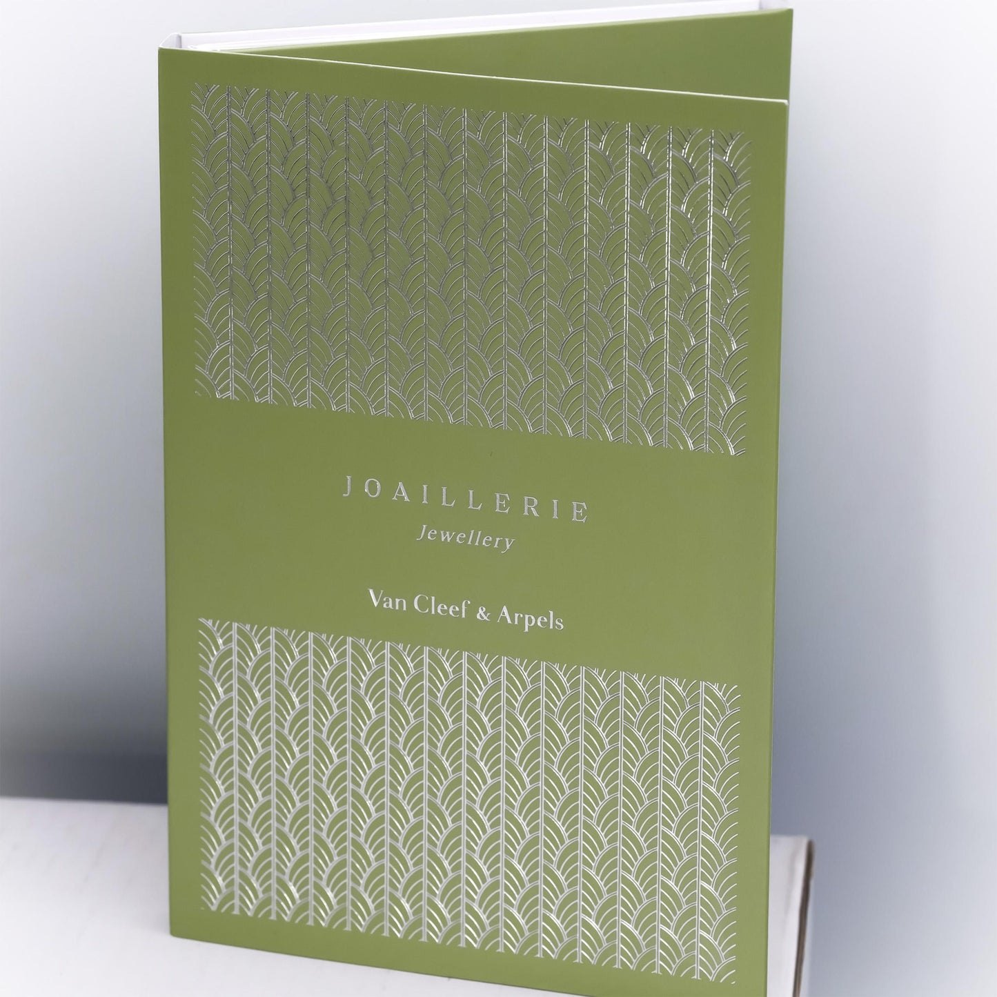 VAN CLEEF & ARPELS 18k White Gold Alhambra Mother of Pearl Earrings w Box Papers