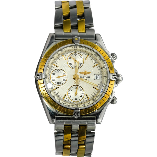 BREITLING 18k Gold Stainless Steel Chronomat Vitesse Automatic Watch D13050