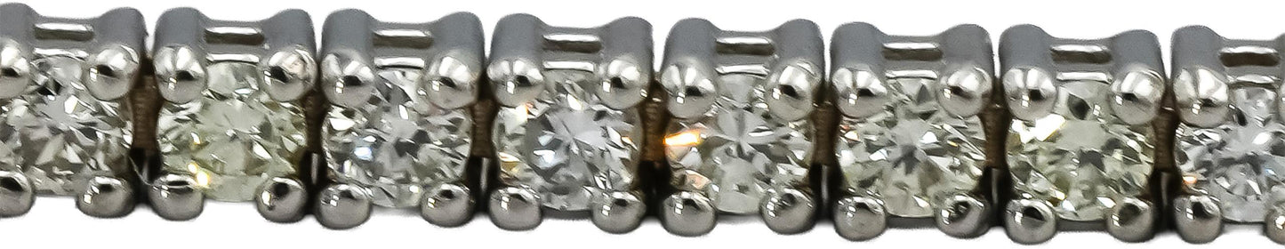 14k White Gold VS Round Diamond Tennis Bracelet 1.60CT