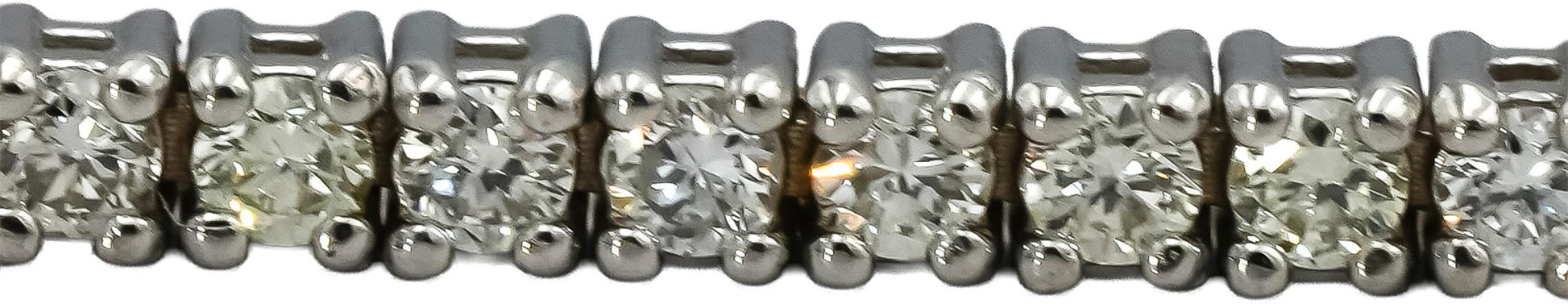 14k White Gold VS Round Diamond Tennis Bracelet 1.60CT