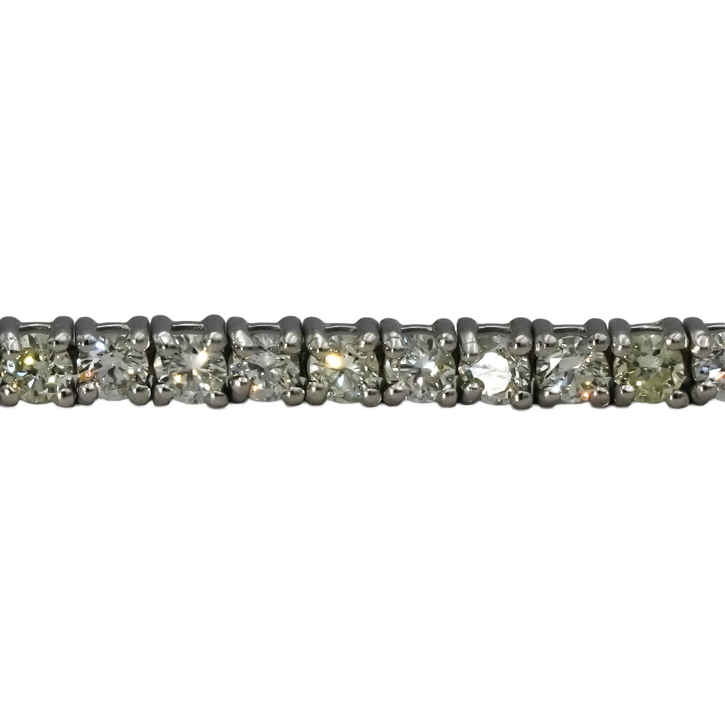 14k White Gold VS Round Diamond Tennis Bracelet 2.52CT 67 Pieces