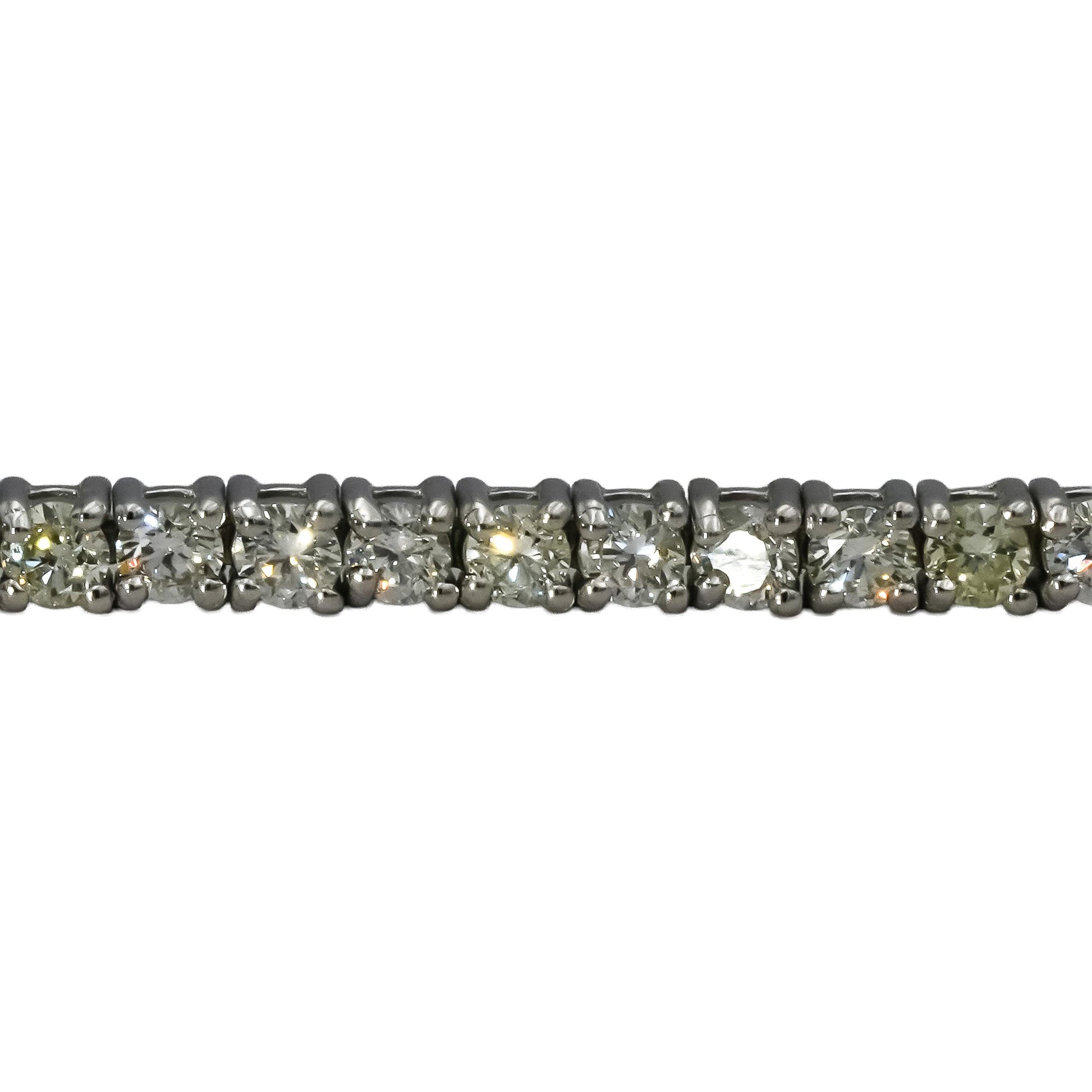 14k White Gold VS Round Diamond Tennis Bracelet 2.52CT 67 Pieces