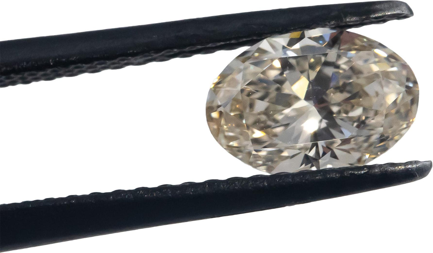 GIA Certified IF/K Oval Brilliant Cut Diamond w/ Report 1.00CT