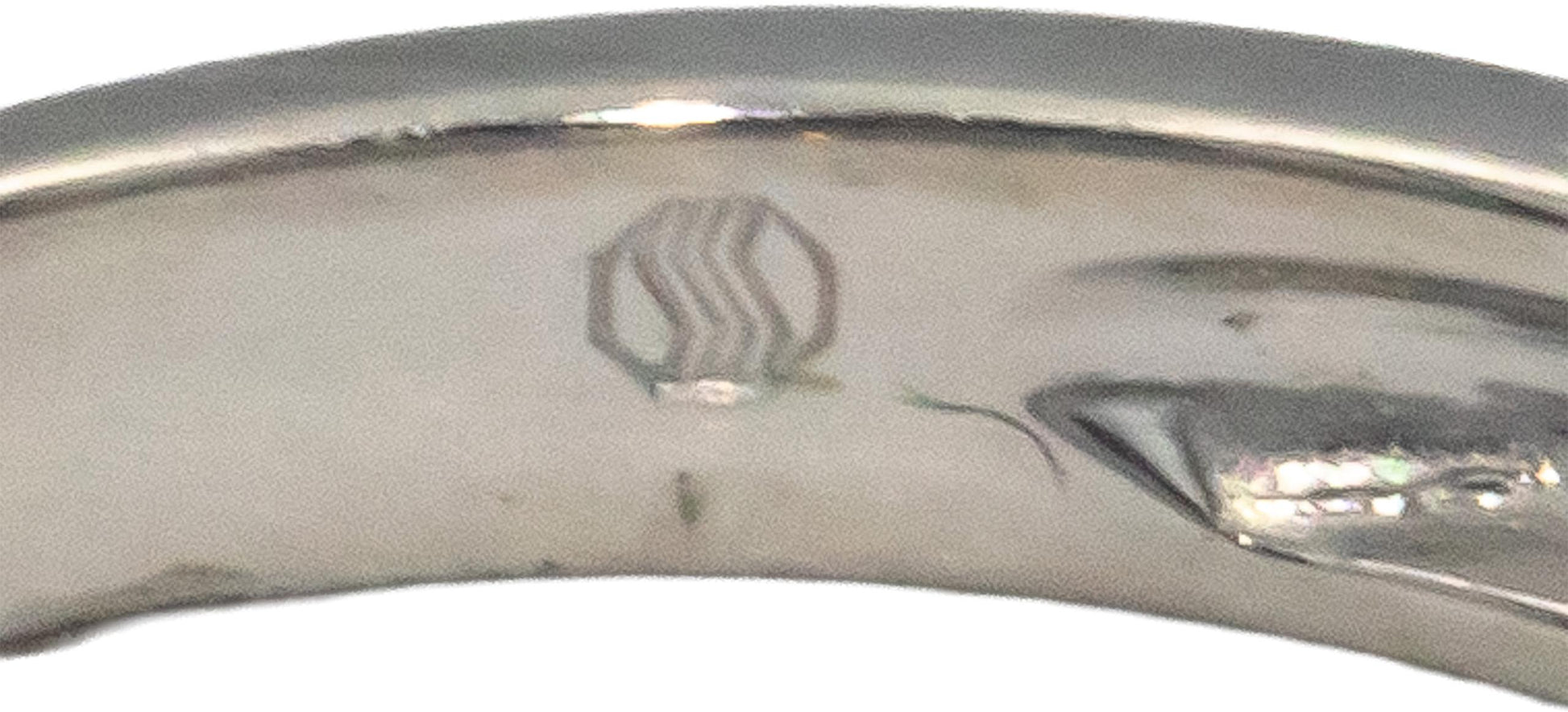 14k White Gold 0.25CT Baguette Cut Diamond Band Ring Size 5.5