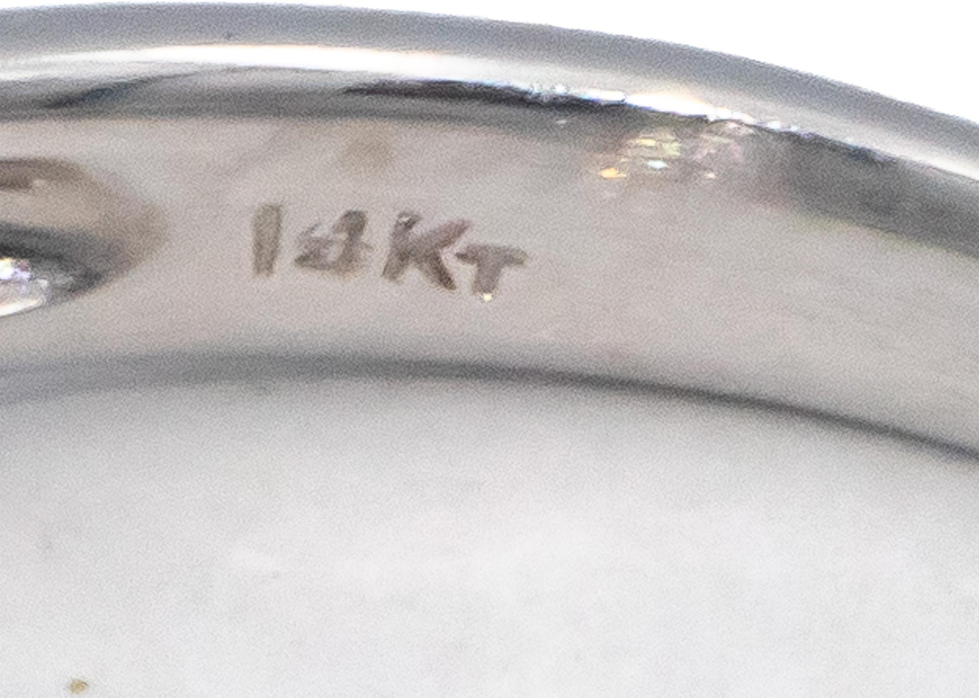 14k White Yellow Gold Princess Round Baguette Diamond Band Ring 0.50CT Size 7.5