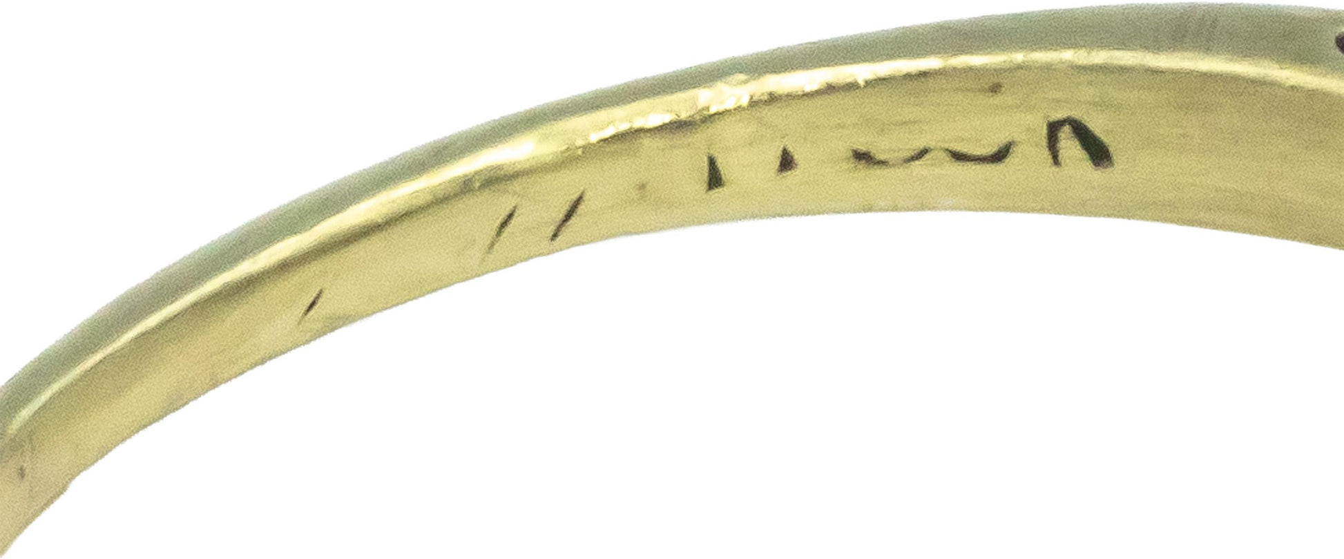 Antique Vintage 14k Yellow Gold 0.25CT VS Diamond Filigree Ring Size 6.5