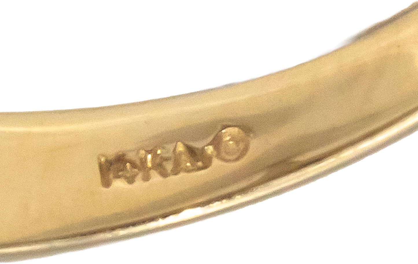 14k Yellow Gold 1.0CT Diamond and Sapphire Cocktail Ring Size 7